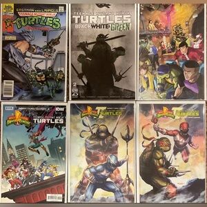 Comic Book Lot! TMNT & MMPR (6 Books) - NM